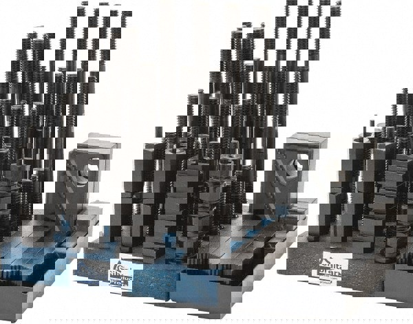 50 Piece Fixturing Step Block & Clamp Set with 1